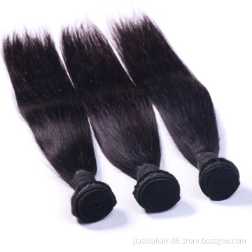 3pcs 8a 9a 10a Cheap Bulk Black 100 Weave Raw Mink Brazilian Bundles Cuticle Aligned Human Hair Extension